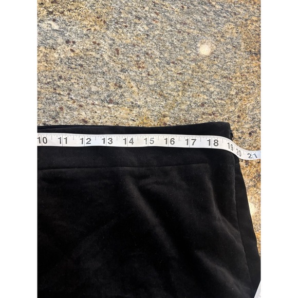 NWT Talbots Chatham Ankle Pants Velvet Black Side Zip Size 16 Holiday - Picture 6 of 8